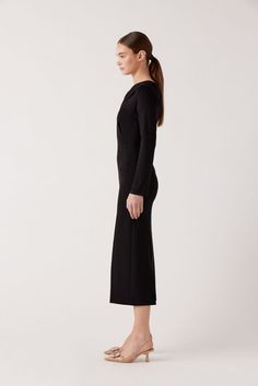 Sophie Rue one shoulder black midi dress Black Midi, Black Midi Dress, Fabric Care, One Shoulder Dress, Shoulder Dress, One Shoulder, Midi Dress, Black