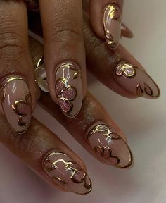 Nail Art Inspiration, Nails Art, How To Do Nails, Simple Nails, Stylish Nails, Nail Ideas, Cute Nails