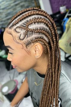 Gana Braids, Cornrows For Black Women, Simple Fulani Braids, Cornrow Hairstyle, Timeless Hairstyles, Ghana Braids Hairstyles, Waterfall Hairstyle, Cornrows Natural Hair, Dyed Curly Hair