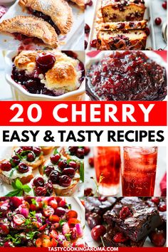 20 cherry easy and tasty recipes