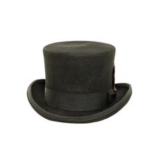 For the dapper gentleman, the Majestic | Men's Top Hat is a timeless classic that lends an air of sophistication and refinement. Crafted from sumptuous wool, this top hat exudes luxury, available in black and white carriage hat band and delicate ribbon and feather accents. Its exquisite craftsmanship will make you look and feel like a true gentleman. This sweatband is sewn in but don't sweat it. It comes with Free size adjustment pads to size it down. A $10 dollar value. Classic Fedora Costume Hat For Winter, Classic Winter Costume Hats And Headpieces, Curved Brim Formal Costume Hats For Winter, Classic Wide Brim Winter Costume Hats And Headpieces, Classic Fitted Fedora Costume Hat, Formal Wool Felt Hat For Winter, Formal Curved Brim Costume Hat For Winter, Classic Wide Brim Winter Costume Hat, Winter Top Hat With Short Brim