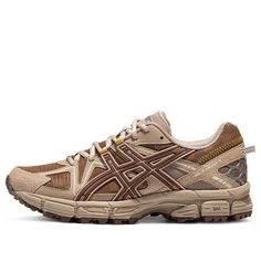 (WMNS) ASICS Gel-Kahana 8 Running Shoes 'Brown' 1012B645-200 Asics Men, Running Fashion, Asics Shoes, Style Upgrade, Shoes Brown, Sneakers Men Fashion, Asics Gel, Ergonomic Design, Stylish Sneakers