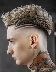 Top Fade Haircut, Men Undercut, Undercut Hair Designs, Haircut Designs For Men, Hair Designs For Men, Undercut Hair, Haircut Designs