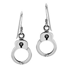 PRICES MAY VARY. Material: Sterling Silver | Trademark: Stamped 925 | Weight: 3.3 grams Finish: Shiny, Oxidized | Style: Punk, Gothic, Handcuff Design Overall Measurements: 14 mm (0.55 in) wide x 34 mm (1.34 in) long (including hooks) Earring Type: Pierced Dangle | Closure: Fish Hooks Item comes with original AERAVIDA jewelry packaging card. Perfect for gift giving to someone special or keep for yourself! These earrings are a must have for any fashionistas. Crafted with .925 sterling silver, the Earrings Punk, How To Clean Earrings, Clear Quartz Necklace, Earring For Women, Discount Jewelry, Silver Dangle Earrings, Sterling Silver Dangle Earrings, Gothic Style, Etsy Earrings Dangle