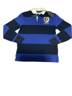 New Polo Ralph Lauren Iconic Rugby Shirt RLPC 1st Class Division Blue Men's Sz S 738085524714 | eBay Ralph Lauren Black And White, Rugby Vintage, Adidas Continental 80, Casual Leather Shoes, Rugby Shirt, Casual Party, Urban Fashion, Blue Man, Rugby