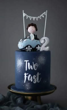 3rd Birthday Party Themes, Toddler Birthday Ideas, Toddler Birthday Cakes, Cars Theme Cake, Cake Designs For Boy, Second Birthday Cakes, Boys First Birthday Cake, 2nd Birthday Party For Boys