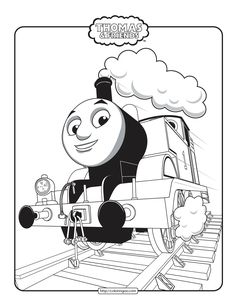 thomas the tank engine coloring pages for kids to print out and color with their own name