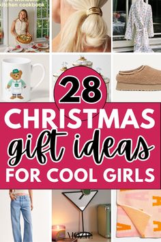 This post is all about the best gifts for the cool girl! cool girl gifts, cool girl gift ideas, cool girl gift guide, cool girl aesthetic, cool girl style, gifts for the cool girl, cool gifts for your girl, trendy girl gifts, trendy gifts for girls, christmas gift guide, gifts for girls, gifts for gen z girls, gifts for teen girls, gifts for girls in their 20s, christmas gift ideas for girls. 20s Christmas, Gifts For Girls Christmas, Girl Gift Ideas, Cool Girl Aesthetic, Girls Gift Guide, Inexpensive Christmas Gifts, Friendsgiving Party, Teen Friends, Cool Girl Style