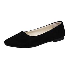 Popular element: shallow mouthShoe head shape: pointedMaterial: suedeHeel height: flat heelSizes: 35,36,37,38,39,40,41,42,43Material: plastic soleMaterial: imitation leatherUpper height: low topHeel shape: flat heelTechnology: viscose shoes Dolly Shoes, Casual Ballet Flats, White Ballet Flats, Pointed Flats Shoes, Woven Shoes, Knit Shoes, Slip On Loafers, Point Shoes, Leather Flat Shoes