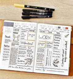 Hobonichi Cousin Weekly Layout Ideas, Hobonichi Cousin Daily Layout Ideas