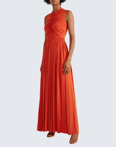 Solid color, Sleeveless, Round collar, Folds, Frills , Color: Orange , Size: 2 Creative Labs, Jason Wu, Round Collar, No Frills, Color Orange, Sustainable Fashion, Fashion And Design, New Fashion, Clothing And Shoes