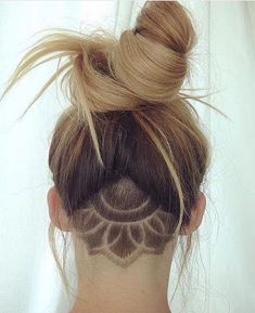 Check out our website to see the latest in hair trends! #undercut #undercuthair Like, Comment & React what your thoughts are on this pin! Shaved Undercut Designs, Undercut Hair Designs, Undercut Hairstyles Women, Fine Hair Styles For Women, Undercut Designs, Undercut Long Hair, Shaved Hair Designs, Hair Tattoos, Undercut Hairstyles