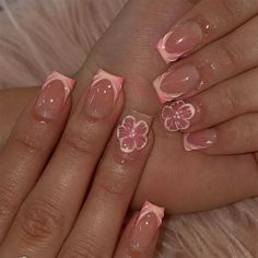 FREE SHIPPING ON ORDERS $9.95+ Buy 3 Get 1 More Free CODE: 4YOU Buy 5 Get 5 More Free CODE: 5FREE Builder Gel Designs Short, Square Nails Sparkle, Press On Acrylic Nails, Acrylic Nails Square, Nails Press Ons, French Manicure Designs, 3d Flower Nails, Cute Simple Nails, Easy Nails