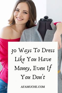 How To Look Rich And Classy, Be A Classy Woman, Clothing Tricks, Elegant High Fashion, Classy Tips, Woman Tips, How To Look Expensive, Money Fashion, Life Planning