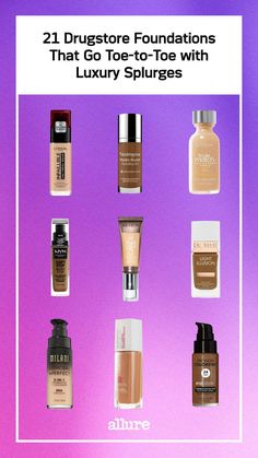 The best drugstore foundation looks just as natural and smooth as high-end formulas. Shop L'Oréal Paris, Revlon, and CoverGirl, which are all under $20. Braids Styling, Best Drugstore Foundation, Dry Skin Makeup, Beauty Wishlist, Drugstore Foundation, Fun Makeup, Liquid Makeup