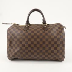 Product No N41523 Serial No SP3069 Color Damier Ebene Size W35 × H23 × D18cm (13.78"/9.06"/7.09")Please forgive some errors. Material Damier Canvas, Leather Comes with Comes with Cadena Management No 37607-13 Condition Rank ABGreat condition. Used. Outside condition (Scratches) some abrasions(Stains) some discolorations on metal fittings(Remarks) lost it shape, some fuzz on back of leather Inside condition (Scratches) some abraisons(Stains) -(Remarks) material odor, pen marks, some fuzz Balenciaga Backpack, Speedy 35, Damier Ebene, Boston Bag, Fendi Bags, Canvas Leather, Prada Bag, Hand Bag, Authentic Louis Vuitton