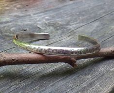 Sterling silver thick hammered cuff bracelet Great for layering or pretty enough to stand alone, this thick 4 gauge (5.2mm wide) half round sterling silver hand shaped cuff is a welcome addition to every wardrobe!♥ PLEASE measure your wrist with a soft tape measure or string at the smallest part (between your hand and wrist bone). Select that measurement from the DROP DOWN MENU on the right. I will make the proper adjustments to ensure a comfortable fit. Hammered Cuff Bracelet, Black Friday Jewelry, Metal Jewelry Making, Rustic Cuff, Jewelry Sale, Wide Cuff, Sterling Silver Cuff, Silver Cuff Bracelet, Tape Measure