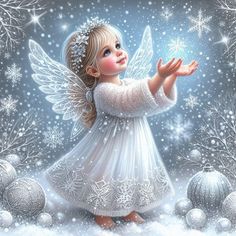 Swag Wallpaper, Fairy Wallpaper, Angels Among Us, Fairy Angel, Winter Art, Christmas Wallpaper, Winter Time, Christmas Time, Nativity