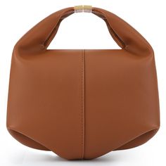 PRICES MAY VARY. 【NOTE】: This is a small size bag. SIZE: 8.27 × 7.09 × 3.94 inch. 【Cruelty-Free Material】This dumpling shoulder bag is crafted from vegan leather that is both environmentally friendly and cruelty-free. If there is any smell, please ventilate it and leave it for a while to dissipate. 【Chic and Trendy Design】This chic luxury designer top handle handbag is crafted with PU fabric, featuring a stylish lychee grain leather design that adds a touch of sophistication to your look. 【Versa Cheap Faux Leather Shoulder Bag With Metal Hardware, Everyday Purse, Designer Top, Designer Clutch, Pu Fabric, Vegan Leather Bag, Top Handle Handbags, Small Crossbody Bag, Handle Bag