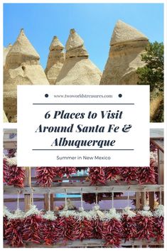 the top places to visit around santa fe and alhaguae in new mexico