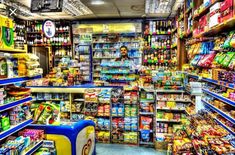 a grocery store filled with lots of food and drinks