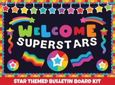 welcome superstars bulletin board kit