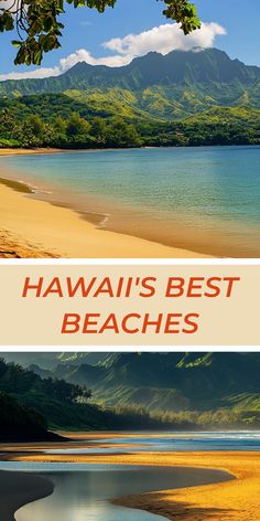 Relaxing getaway in Hawaii with stunning beaches. Showcasing top beach locations like Lanikai Beach and Poipu Beach perfect for unwinding on your vacation. Features vibrant crystal-clear waters and soft sandy shores.