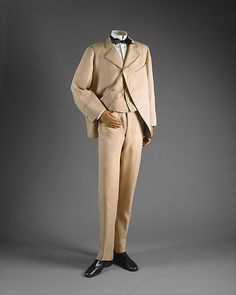 Suit    1865-1870 Victorian Mens Fashion, Sack Suit, Fashion History Timeline, Victorian Clothing, Men’s Suits