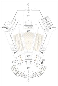 the floor plan for an auditorium