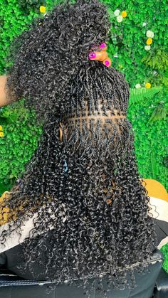 I took a break from serving y’all this gorgeousness so you don’t get an overdose!!!😂 but this was just too cute to leave in my picture… | Instagram Mystic Braids, Braids Boho, Cornrows Braids For Black Women, Boho Locs, Passion Twists, Braided Hairstyles For Black Women Cornrows, Butterfly Locs