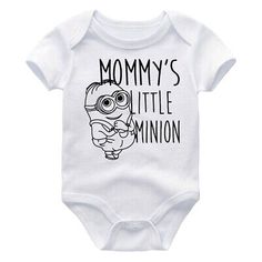 Mommys Little Minion Baby Bodysuit Newborn Shirt Romper Outfit Disney Infant Tee | eBay Disney Onesie, Minion Baby, Newborn Shirts, Shirt Romper, Outfit Disney, Kids Onesies, Funny Disney, Romper Outfit, Funny Baby