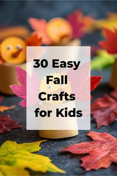 30 Easy Fall Crafts for Kids Outdoor Fall Crafts For Kids, Paper Bag Fall Crafts For Kids, Fall Kid Crafts Easy, Easy Fall Kids Crafts, Fall Crafts For Kids Toddlers, Fall Crafts For Kids Elementary, Simple Fall Crafts For Kids, Fall Sunday School Crafts, Simple Fall Crafts