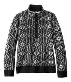 Inspired by one of our most iconic sweaters - the Kingfield - this 100% merino wool sweater is in a category of its own. Made modern with a beautifully detailed Fair Isle design, mockneck styling and an unbelievably soft hand. Falls at hip. Slightly Fitted: Softly shapes the body. 100% responsibly sourced Merino wool is incredibly soft and itch-free. Handwash and dry flat, or dry clean. Ribbed cuffs and hem. Mockneck with loop buttons. Imported. Fit: Relaxed Fit | Women's Signature Kingfield Mer Fair Isle Sweaters, Built To Last, Fair Isle Sweater, Kids Outerwear, Women's Sweaters, Merino Wool Sweater, Soft Hand, Ll Bean, Wool Sweater