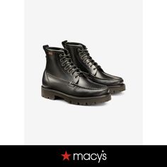 in stock Casual Black Boots With Goodyear Welt Construction, Ranger Boot, G H, Black Boots, Bass, Men's Shoes, Pick Up, Buy Online, Boots