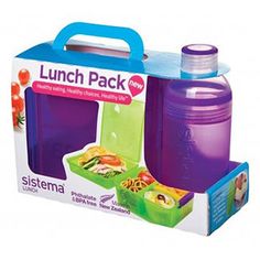 Sistema Lunch Pack Kids Lunch Box Containers, Lunch Box Containers, Pack Lunch, Kids Items, Kids Lunch, Healthy Choices