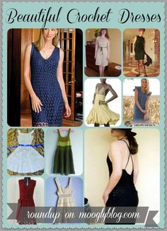 beautiful crochet dresses from around the webpage on moogly cowgirl