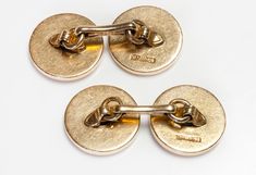 Tiffany & Co. Engine-Turned Gold Sapphire Cufflinks Sapphire Cufflinks, Genuine Love, Tiffany & Co., Antique Jewelry, Cufflinks, Sapphire, Gold