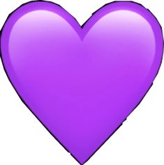 a purple heart shaped object on a white background