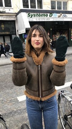 Moodboard Paris, Jeanne Damas Style, Style Moodboard, French Girl Chic, Jeanne Damas, Fall Winter Wardrobe, Shearling Coat, Coat Outfits, French Girl