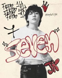 a woman standing in front of a wall with graffiti on it's side and the word saleno written across her chest