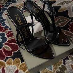 Black On Black Hardware. Eu 38 I Am Normally A Us7/37.5 In Heels But My Feet Are Semi-Wide So I Sized Up By .5 In These . Comes With Original Box And Dust Bags. Tom Ford Heels, Tom Ford Shoes, Black Toms, Black On Black, Black Hardware, Shoes Black, Tom Ford, Shoes Women Heels, Black Shoes