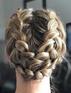 Dutch Hairstyles, Dutch Braid Updo, Braid Trends, Concert Hairstyles, Hairstyles Braid, Curly Hair Braids, Blonde Box Braids, Braided Bun Hairstyles