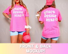 This is a mockup of a Comfort Colors C1717 shirt in Neon Pink. Use it to show off your designs! ⭐️This is a digital download containing 2 high resolution JPG.  ⭐️You will be receiving 2 SEPARATE images! ⭐️ Model is 5'8" and shown wearing an XL. 🟢You may use this mockup for personal or  business use. 🟢Image will be free of any watermarks/writing Please Do NOT: 🔴Resell this image as your own in anyway. 🔴Share or gift this image to someone else. Thank you for visiting my shop! This listing is f Pink Crew Neck Shirt With Custom Print, Pink Relaxed Fit Shirt With Custom Print, Pink Short Sleeve Shirt With Custom Print, Pink Cotton Shirt With Sublimation Print, Pink Cotton Shirt With Custom Print, Pink Cotton Shirt With Branding, Pink Relaxed Fit T-shirt With Branding, Neon Pink Shirt, Neon Pink Shirts