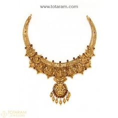 22K Gold Temple Jewellery Necklaces -Indian Gold Jewelry -Buy Online Elegant Antique Gold Necklace For Festivals, Elegant Antique Gold Necklaces For Festivals, Festive Temple Jewelry Necklace With Antique Finish, Heavy Antique Gold Temple Jewelry Necklace, Wedding Temple Jewelry Necklace With Antique Finish, Traditional Antique Gold Necklaces For Celebration, Traditional Antique Gold Hallmarked Necklace, Festive Antique Finish Necklaces For Festivals, Ceremonial Antique Gold Hallmarked Necklace