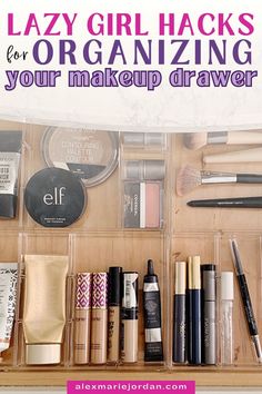 Transform your small space or bathroom drawers into a beauty lover's paradise with our DIY Makeup Organization Ideas! Our Home Storage and Organization guide is brimming with creative solutions to help you declutter and organize your makeup collection. From custom-built storage trays to wall-mounted shelves, find inspiration to create a functional and stylish makeup setup that fits your space perfectly.