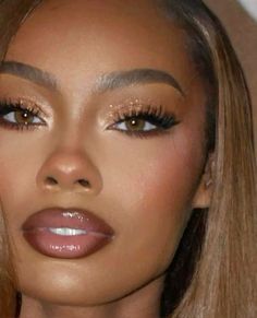 Make Up Inspiration, Makeup For Black Skin, Formal Makeup, Brown Skin Makeup, Smink Inspiration, Circle Lenses, Dope Makeup, Makeup Eye Looks