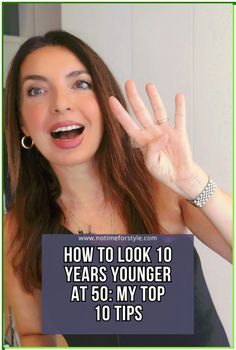 How To Look 10 Years Younger at 50: My Top 10 Tips and Habits to make you look younger and on how to look young in your 50s. Rid Of Acne Overnight, Get Rid Of Acne Overnight, Different Types Of Acne, Clear Your Skin, Women Exercise, Get Rid Of Pimples, Rid Of Pimples, Acne Overnight, Makeup Tips For Older Women