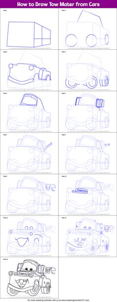 how to draw cars for kids