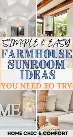 the farmhouse sunroom ideas you need to try from home chic and comfort blog