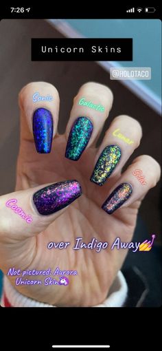 Holo Taco Unicorn Skin, Holo Taco, Cotton Candy Clouds, Matte Nails, Color Effect, Us Nails, Bubblegum Pink, Cool Tones, Mani Pedi